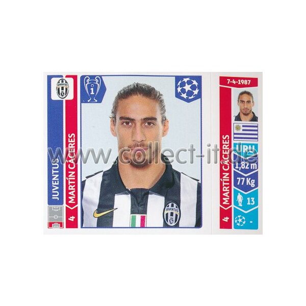 Sticker 68 - Martin Caceres - Juventus