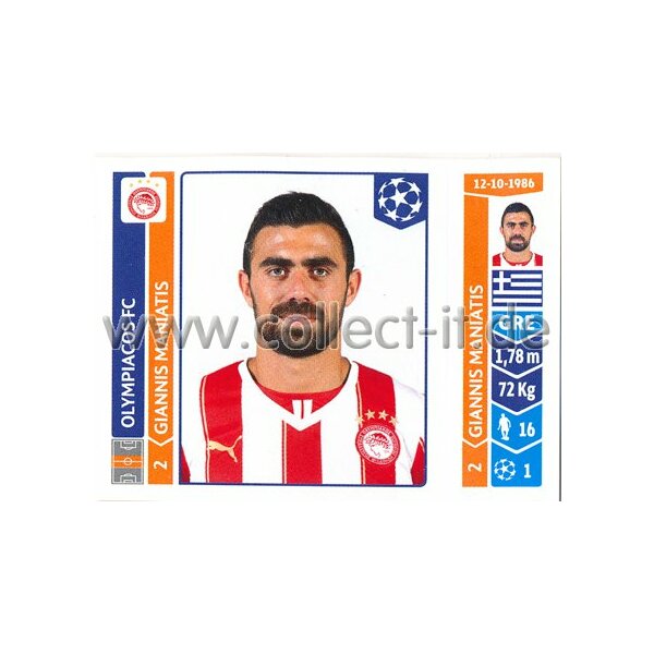 Sticker 79 - Giannis Maniatis - Olympiacos FC