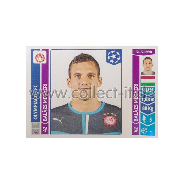 Sticker 84 - Balazs Megyeri - Olympiacos FC