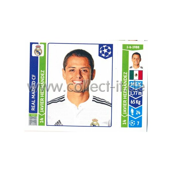 Sticker 126 - Javier Hernandez - Real Madrid CF