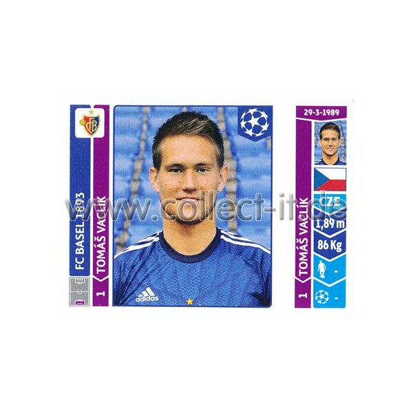 Sticker 127 - Tomas Vaclik - FC Basel 1893