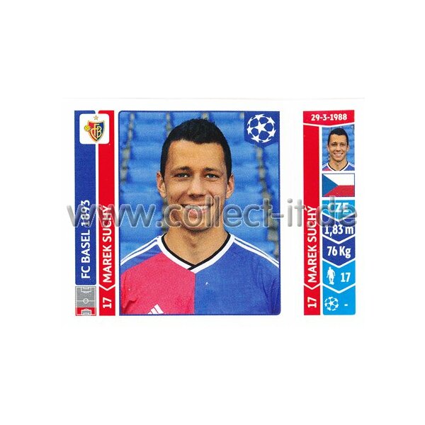 Sticker 130 - Marek Suchy - FC Basel 1893