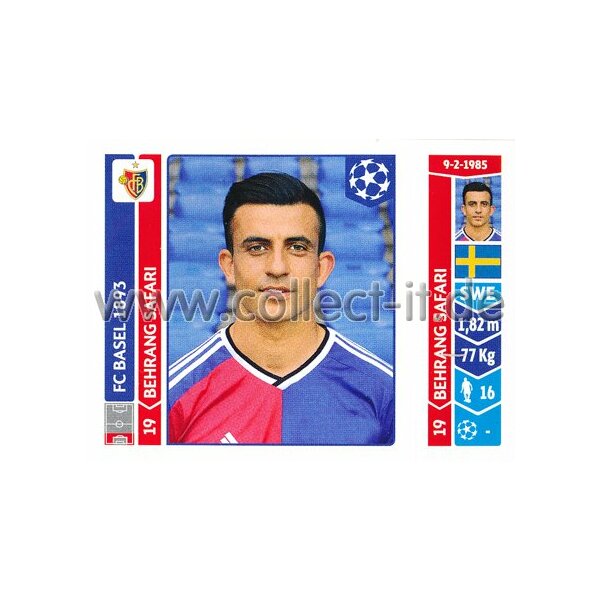 Sticker 131 - Behrang Safari - FC Basel 1893