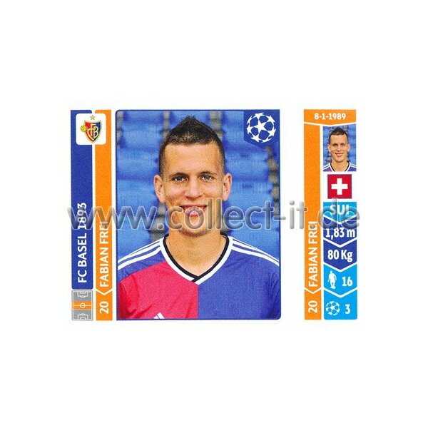 Sticker 132 - Fabian Frei - FC Basel 1893