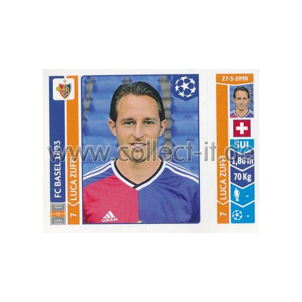 Sticker 139 - Luca Zuffi - FC Basel 1893
