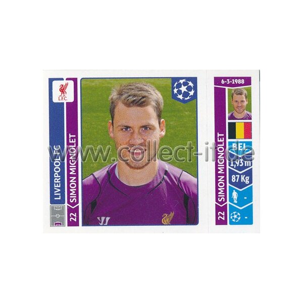 Sticker 145 - Simon Mignolet - Liverpool FC