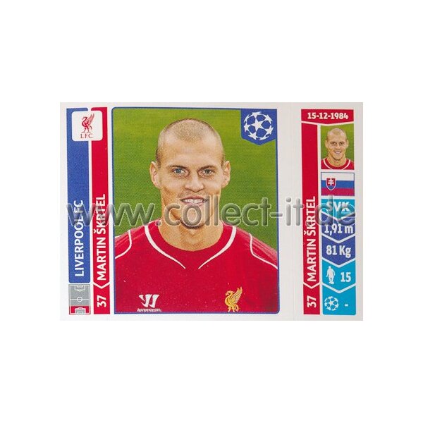 Sticker 147 - Martin skrtel - Liverpool FC