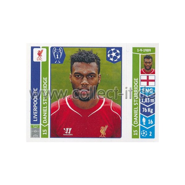 Sticker 152 - Daniel Sturridge - Liverpool FC