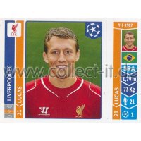 Sticker 159 - Lucas - Liverpool FC