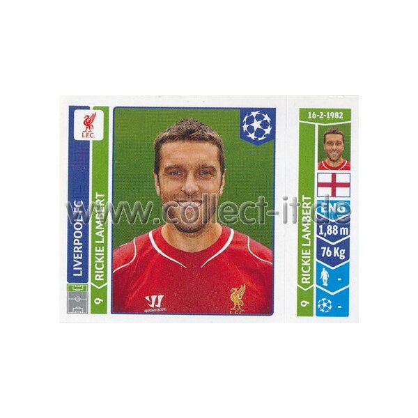 Sticker 162 - Rickie Lambert - Liverpool FC