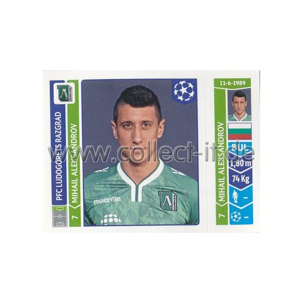 Sticker 172 - Mihail Aleksandrov - PFC Ludogorets Razgrad