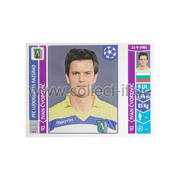 Sticker 174 - Ivan Cvorovic - PFC Ludogorets Razgrad