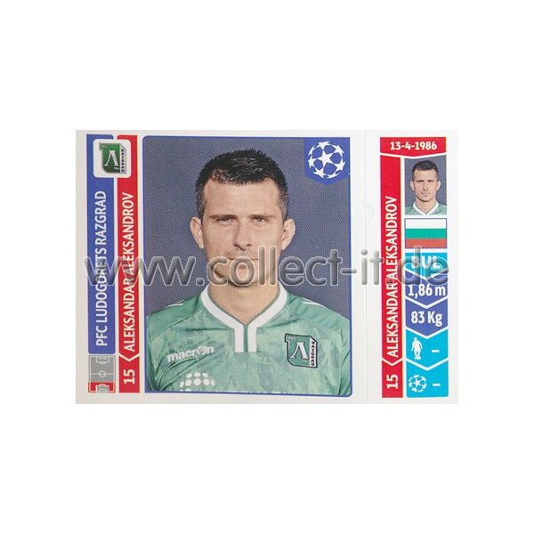 Sticker 175 - Aleksandar Aleksandrov - PFC Ludogorets Razgrad
