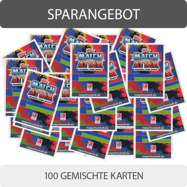 Topps Match Attax 2018/19 - 100 gemischte Karten