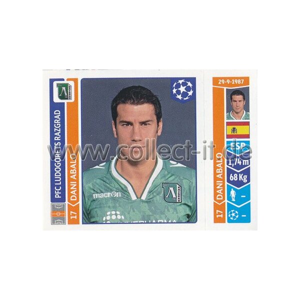 Sticker 178 - Dani Abalo - PFC Ludogorets Razgrad