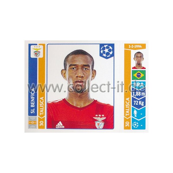 Sticker 196 - Talisca - SL Benfica