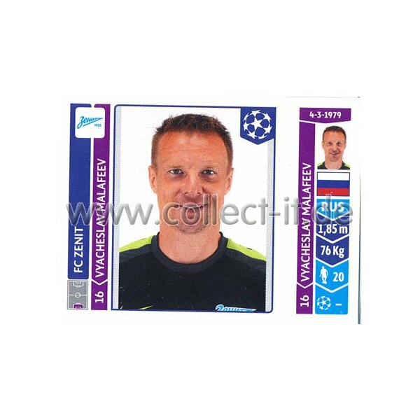 Sticker 210 - Vyacheslav Malafeev - FC Zenit