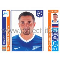 Sticker 214 - Viktor Fayzulin - FC Zenit