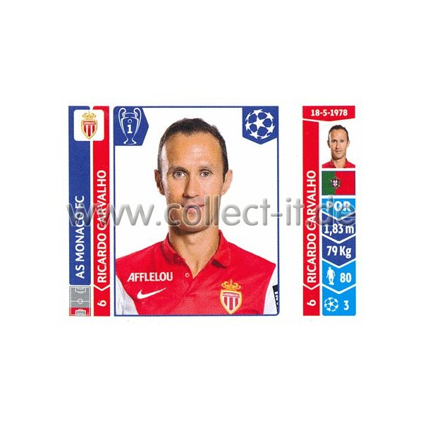 Sticker 237 - Ricardo Carvalho - AS Monaco FC