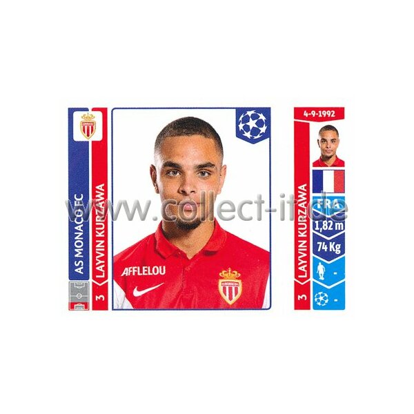 Sticker 239 - Layvin Kurzawa - AS Monaco FC