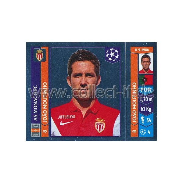 Sticker 240 - Joao Moutinho - AS Monaco FC