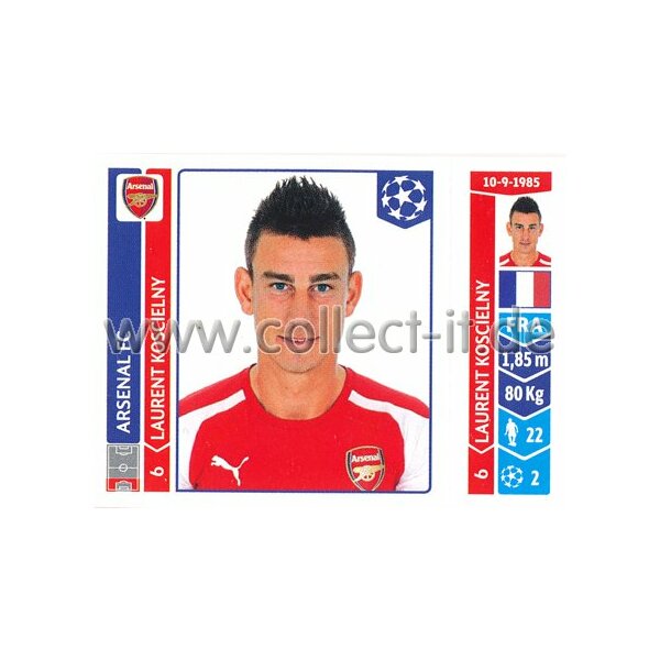 Sticker 256 - Laurent Koscielny - Arsenal FC