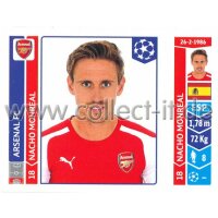 Sticker 257 - Nacho Monreal - Arsenal FC