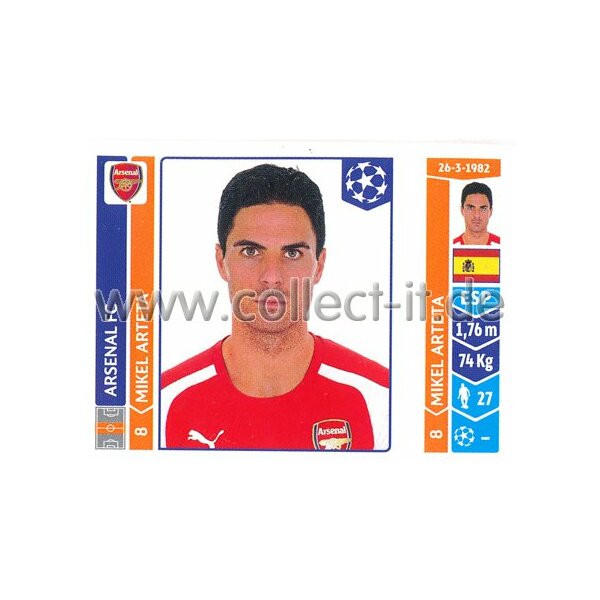 Sticker 259 - Mikel Arteta - Arsenal FC