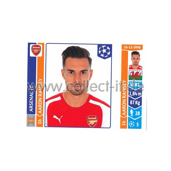 Sticker 260 - Aaron Ramsey - Arsenal FC