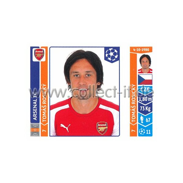 Sticker 267 - Tomas Rosicky - Arsenal FC