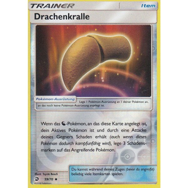 59/70 Drachenkralle - Majestät der Drachen - Reverse Holo