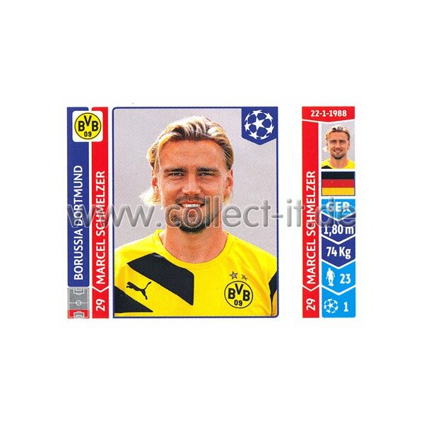 Sticker 275 - Marcel Schmelzer - Borussia Dortmund