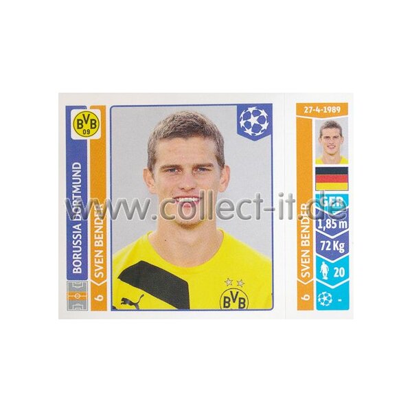 Sticker 276 - Sven Bender - Borussia Dortmund