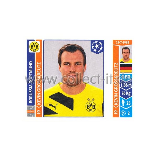 Sticker 285 - Kevin Gro&szlig;kreutz - Borussia Dortmund