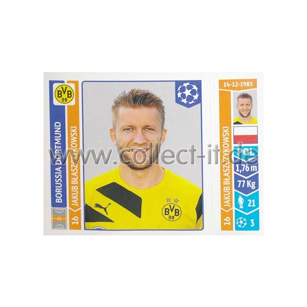 Sticker 286 - Jakub Blaszczykowski - Borussia Dortmund