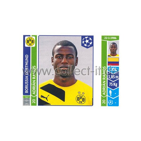 Sticker 288 - Adrian Ramos - Borussia Dortmund