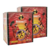 Panini - Die Unglaublichen - Serie 2 - Sammelsticker - 2 Displays (72 Tüten)