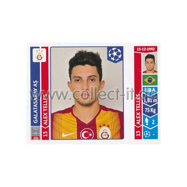 Sticker 293 - Alex Telles - Galatasaray AS