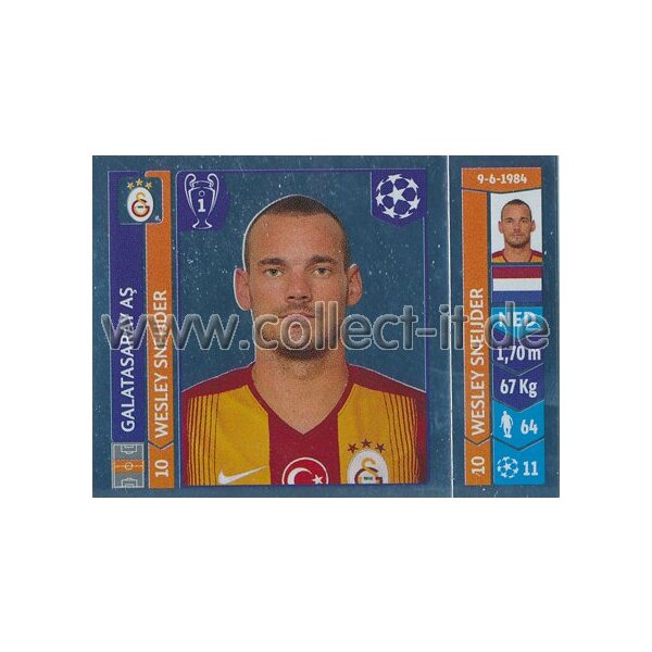 Sticker 297 - Wesley Sneijder - Galatasaray AS