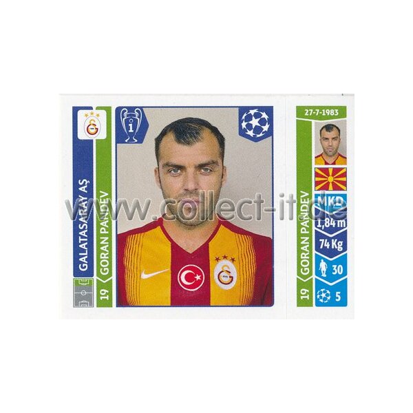 Sticker 298 - Goran Pandev - Galatasaray AS