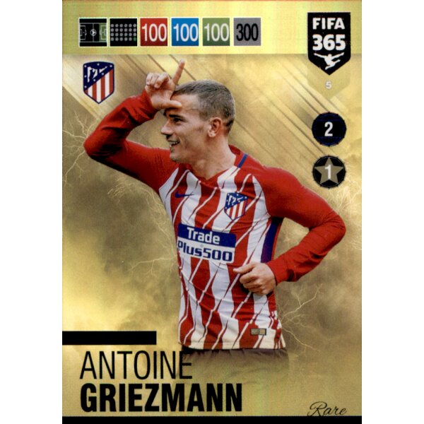 Fifa 365 Cards 2019 - 5 - Antoine Griezmann (Atletico de Madrid) - Rare