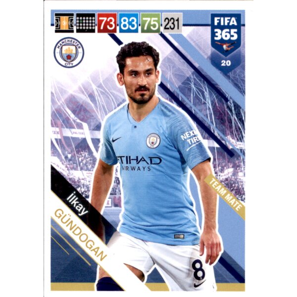 Fifa 365 Cards 2019 - 20 - Ilkay Gündogan - Team Mate