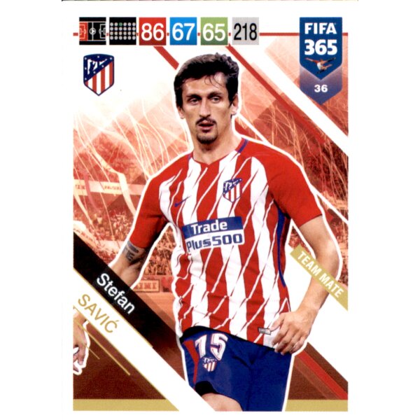 Fifa 365 Cards 2019 - 36 - Stefan Savic - Team Mate