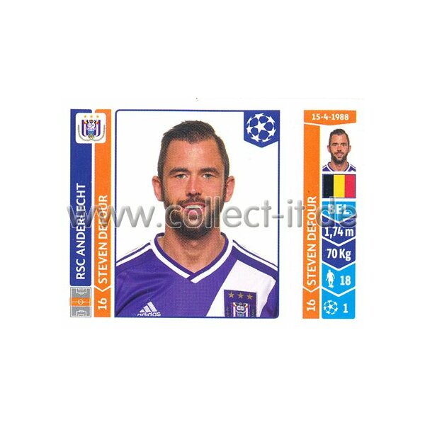 Sticker 313 - Steven Defour - RSC Anderlecht