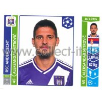 Sticker 317 - Aleksandar Mitrovic - RSC Anderlecht