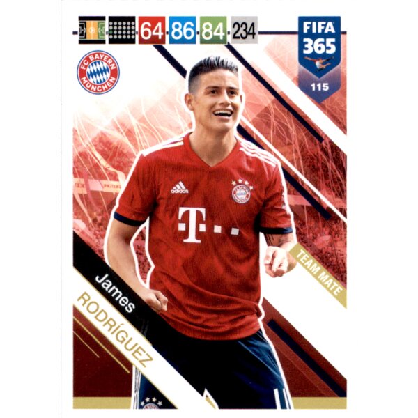 Fifa 365 Cards 2019 - 115 - James Rodriguez - Team Mate