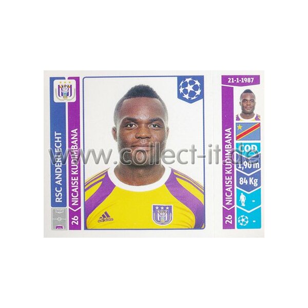 Sticker 318 - Nicaise Kudimbana - RSC Anderlecht