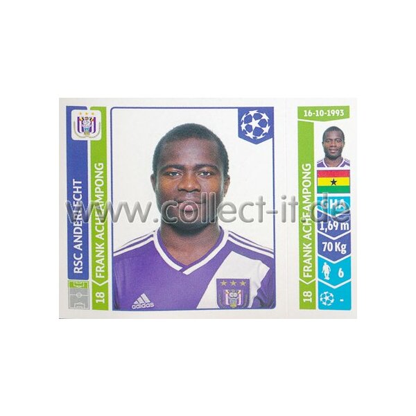 Sticker 323 - Frank Acheampong - RSC Anderlecht