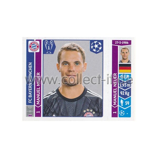 Sticker 345 - Manuel Neuer - FC Bayern München