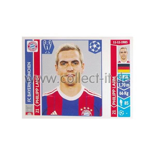 Sticker 346 - Philipp Lahm - FC Bayern München